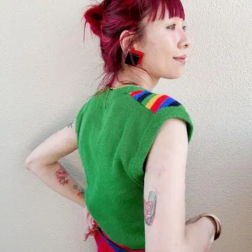 60년 70년 빈티지 아크릴 베스트