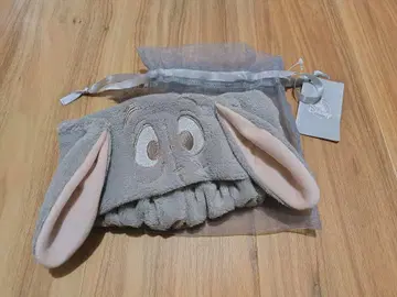 이요르 헤어밴드 타월 원단
