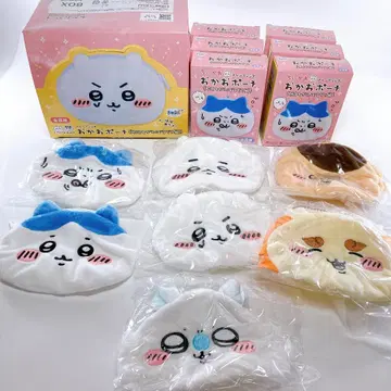 치이카와 (먼작귀) 오카오 파우치 내일도 힘내자! 편 7종 |2360|