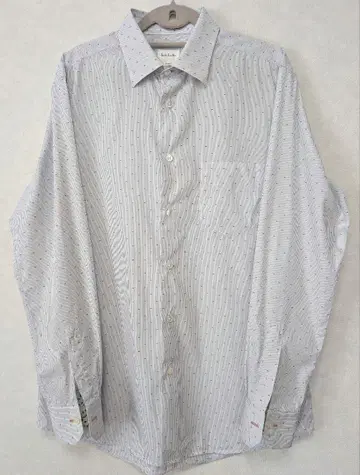 [ Paul Smith ] 스트라이프 도트 무늬 긴팔 셔츠 X L