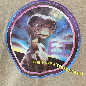 80s 빈티지 E.T 티셔츠 movie tee