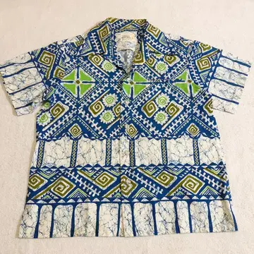 60s 하와이 리조트 샵 알로하 셔츠 빈티지