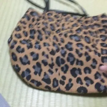 레오파드 프린트 숄더백