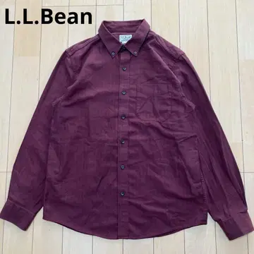 L.L.Bean 엘엘빈 긴팔 셔츠 버튼 다운 와인 레드 L