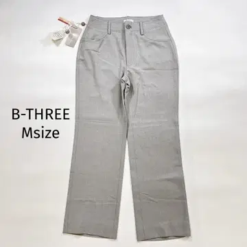 미사용 B-THREE 슬림 레그 스트레치 팬츠 그레이 32 M 상당