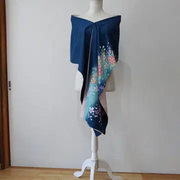 후리소데 롱 숄 안감 부착