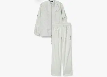 화이트 우비 세트 남성용