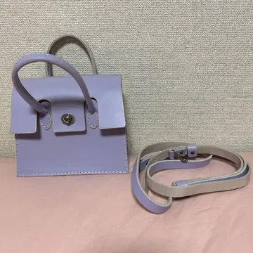 HenderScheme 라벤더 핸드백 숄더백