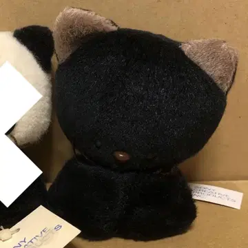 소니 검은 고양이 봉제 인형 레트로