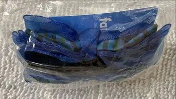 헤어 클립 헤어 클립 파미리아 단종품 새상품 미사용 블루 체크