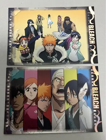 0 BLEACH 블리치 브로마이드 컬렉션 OP 관련 2점