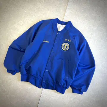 80s US AIR FORCE 스타디움 자켓 블루