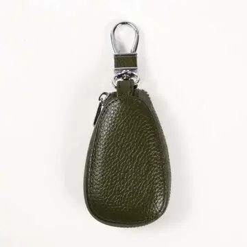 모스그린 가죽 키케이스