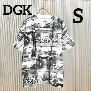 새상품 미사용 DGK 디자인T셔츠 스트릿 올 패턴 S