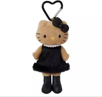 헬로키티 발길이 블랙 드레스 키링