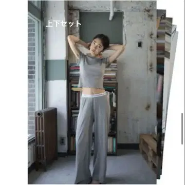 Hanes x DODOJEAN 모모치하루 콜라보 상하의 세트