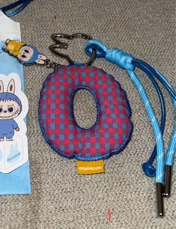 O 러브비 키링 알파벳 펜던트