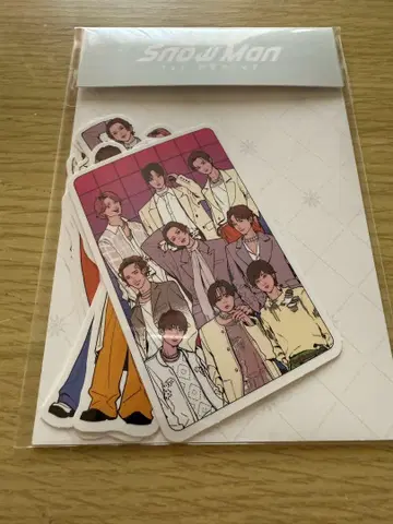 SnowMan POPUP 서울 스티커 세트