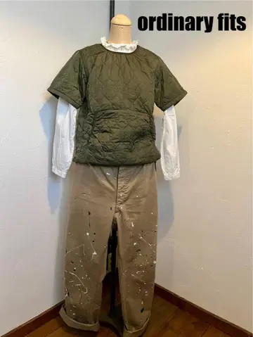 ordinary fits 퀼팅 풀오버 오버사이즈 1 카키