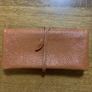 츠치야 가방 톤 오일 누메 루프 롱 지갑