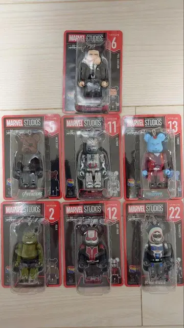 Happy 복권 MARVEL BE@RBRICK 7개 세트