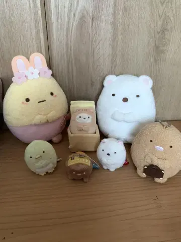 스미코구라시 봉제 인형 마스코트 세트