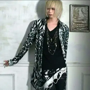 civarize V계 락 레오파드 드레이프2 자켓