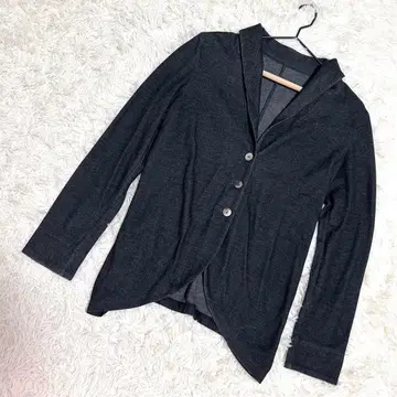 폰타나 그랑데 고품질 가디건 숄카라 다크 그레이 ( L )