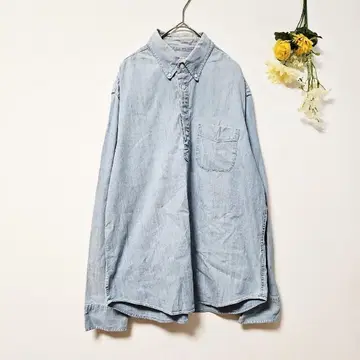 [ J.CREW ] 제이크루 풀오버 셔츠 버튼 다운 긴팔 (M)