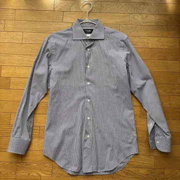 [ 새상품급 ] Maker's Shirt 가마쿠라 네이비 깅엄 체크 셔츠