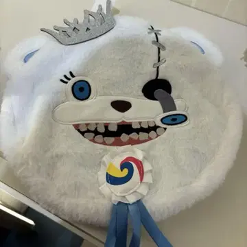 해피 베어 햇 복슬복슬 곰 캐릭터 모자