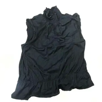 COMME CA DU MODE 블랙 꼼사데모드 슬리브리스 티셔츠