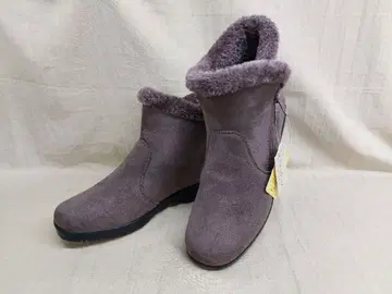 숏부츠 23cm 오크색 편안한 미끄럼 방지 밑창 3E 퍼 포함