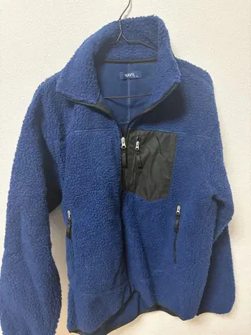 네이비 플리스 자켓 남성용 패션