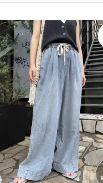 CIAOPANIC TYPY 스타일업 부드러운 와이드 이지 데님