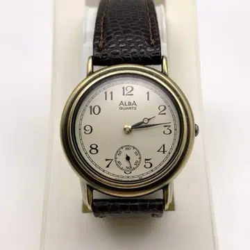 SEIKO ALBA 쿼츠 손목시계 스몰 세컨드