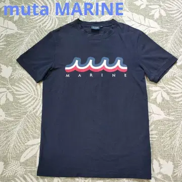 인기 muta MARINE 반팔 T셔츠 핏 네이비 서핑 S