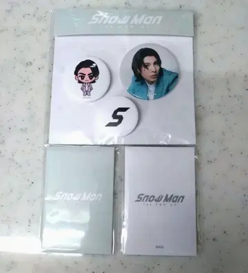 SnowManPopUpSeoul 라울 캔뱃지 세트 & 사진 팩 A B