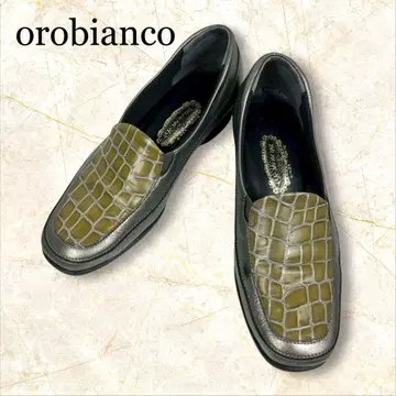 orobianco 오로비안코 펌프스 악어 엠보싱