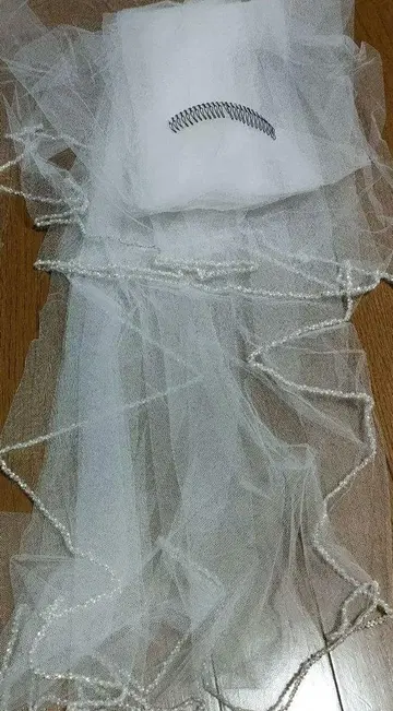 웨딩 베일 와타베 웨딩 PVV-1 60/100 비즈 펄