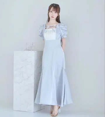 RoseMuse 로제뮤즈 Tack mermaid dress 그레이