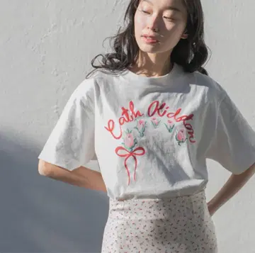 CathKidston 오버 사이즈 T셔츠 white