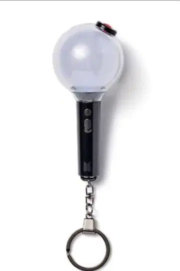 K-POP 응원봉 투명/블랙 키체인 포함 BTS 미니 응원봉