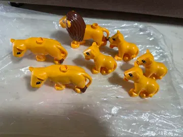 레고 듀플로 사자 동물 가족 어린이 7체 세트