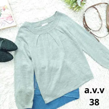 a.v.v 로우게이지 니트 이너 ( M ) 그레이/주식회사 이토킨
