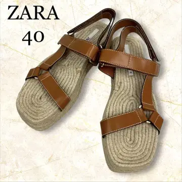 ZARA 자라 샌들 스트랩 40