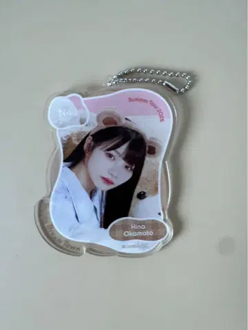 노기자카46 오카모토 히나 A상 아크릴 키링 곰