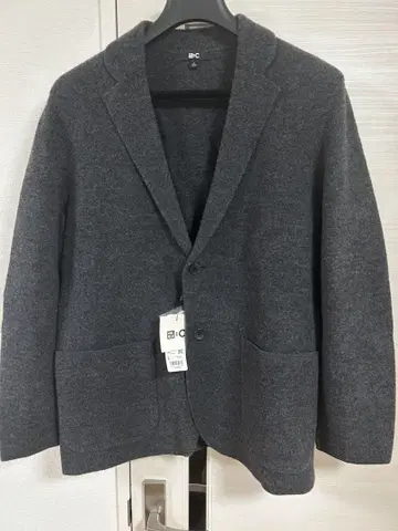 UNIQLO C 니트 자켓 다크 그레이 L 사이즈
