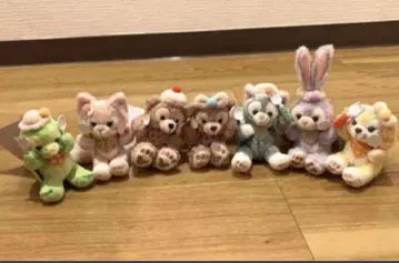새상품 더피의 원더풀 주방 봉제 인형 참 전7종