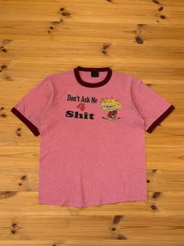 90's Don't Ask Me 4 Shit Ringer T-Shirt